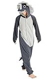 Loiahoer Unisex Erwachsene Triceratops Onesie Kostüm Pyjama Dinosaurier Drache Halloween Cosplay...