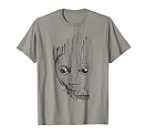 Marvel Guardians Vol. 2 Groot Lines Face Graphic T-Shirt C1 T-Shirt