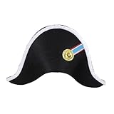 W WIDMANN MILANO Party Fashion 01126 - Hut Napoleon, Kaiser, Feldherrnhut, Kopfschmuck, Accessoire,...