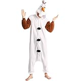 Schneemann Kostüm,Faschingkostüm Erwachsene,Tier Relax Schlafanzug,Onesie Pyjama Karneval...