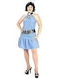 The Flintstones Betty Rubble Kostüm und Perücke, blau, Mehr