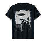 Waschbär Raccoon UFO Alien T-Shirt