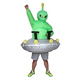 IRETG Alien Kostüm Damen Herren Aufblasbares Kostüm Erwachsene für Karneval Halloween Weihnachten...