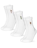 Occulto Damen & Herren Motiv Tennissocken 3er Pack (Modell: Robin), Statement Tennis Socken Drinks...