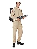 Smiffys 52571M Offiziell Lizenziertes Ghostbusters Herren-Kostüm, beige, Medium - Size 38-40 Inch