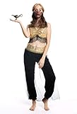 DRESS ME UP - W-0207-M/L Kostüm Damen Frauen Haremsdame Kurtisane 1001 Nacht Bauchtänzerin schwarz...