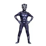MYYLY Kinder Black Panther Kostüme Superheld Cosplay Body Lycra Spandex Erwachsene Overall Outfit...