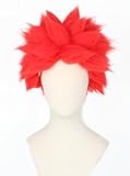 LeMarnia Pumuckl Perücke Rot Kurze Perücke Halloween Cosplay Kostüm Perücke