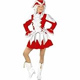 W WIDMANN MILANO Party Fashion - Kostüm Funkenmariechen, Overall mit Kapuze und Maske, Karneval,...