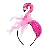 Harilla Haarreif Flamingo, Süßes Flamingo-Stirnband Haarband, Kopfschmuck, Tropischer Haarreifen...