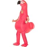 Morph Aufblasbares Flamingo Kostüm Erwachsene, Flamingo Aufblasbar Kostüm, Aufblasbares Kostüm...