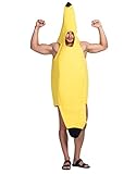 SHATCHI Yellow Banana Fruit Fancy Party Erwachsene Kostüm Halloween Unisex Lustig Dress Up...