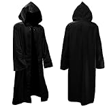 Faburo Umhang mit Kapuze Halloween Umhang Vampir Adult Halloween Costume Umhang Karneval Kostüm...