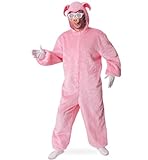 KarnevalsTeufel Herren-/Damenkostüm, Tierkostüme Tiere Schweine Schweinchen 1-TLG. Overall mit...