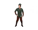 Robin Hood Oberteil Hose Gürtel Hut, Größe:50-52