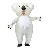 FXICH aufblasbares Koala Kostüm für Erwachsene, aufblasbares Koala Kostüm für Halloween,...