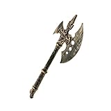 Chaks Wikingeraxt, 15 x 43,5 cm, goldfarben – Zubehör für Verkleidung – Cosplay für Halloween...