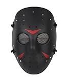 CS-Spiele Jason Stil Metal Mesh Mask Safeguard Vollgesichtsschutzmaske für Halloween Masquerade...