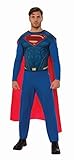 RUBIE'S I-820962STD Superman Kostüm, Herren, Einfarbig, blau, one size
