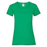 Fruit of the Loom - Lady-Fit Valueweight T - Modell 2013 XS,Kelly Green