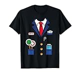 Lazy Bahn Schaffner Kostüm Karneval Lokführer T-Shirt