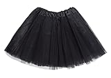 Ksnnrsng Damen Tüllrock Tütü Rock Tutu Röcke Schick Kleid Ballett Petticoat 50er Jahre Party zum...