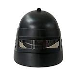 Hworks PUBGs Black Plastic Cosplay Mask Half Face Cover Halloween Show Cosplay Props