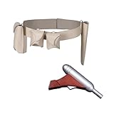 KoleGoe Prinzessin Leia Gürtel Cosplay Kostüm Rey Komposit Ledergürtel Set Amidala Gürteltasche...