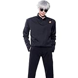 CR ROLECOS Satoru Gojo Cosplay-Kostüm aus dem Anime Jujutsu Kaisen Schuluniform für Jungen,...