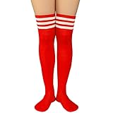 Durio Overknees Kniestrümpfe Damen Winter Hohe Socken Damen Thermo Lange Strümpfe Damen Warme...