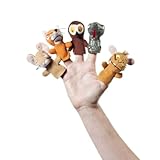 Aurora, Offizieller Merchandise, 12972, Der Grüffelo Fingerpuppen, Plüschtier, Mehrfarbig