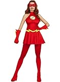 Funidelia | Flash Kostüm für Damen Superhelden, DC Comics, Liga de la Justicia - Kostüme für...