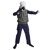 CoolChange Cosplay Kostüm von Kakashi Hatake | Ninja Uniform mit Weste | Größe: XL
