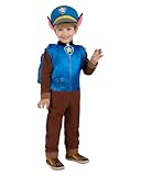 Funidelia Offizielles Chase Paw-Patrol Kostüm para niño, Inklusive: Overall mit Schwanz, Mütze...