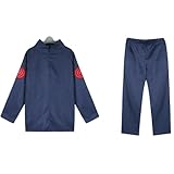 Shawla Anime Hatake Kakashi Cosplay Kostüm Jacke Hose Uniform Halloween Weste Party,Tops/Pants -S