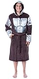 Star Wars Adult The Mandalorian Costume Fleece Robe Bathrobe For Men Women
