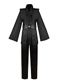 Gothden Jedi Tunika Kostüm Kapuzenmantel Ritter Fancy Full Set Halloween Cosplay für Erwachsene...