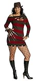 Rubie's Offizielles Kostüm Miss Freddy Krueger, sexy, Secret Wishes, für Damen, Nightmare –...