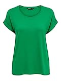 ONLY Damen Einfarbiges T-Shirt | Basic Rundhals Ausschnitt Kurzarm Top | Short Sleeve Oberteil...