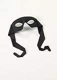 shoperama Accessoires für Superhero Herren Kostüm, Maske Schwarz