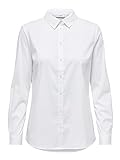 JDY Damen Bluse JDYMIO L/S Shirt WVN NOOS, Weiß (White), 40