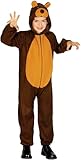 Kostüm Braunbär für Kinder, Größe M (7/9 Jahre)