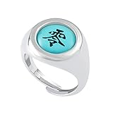 Anime NARUT Akatsuki Secret Organization Ring 1 Satz von 10 verstellbare Größe Cosplay Ringe...