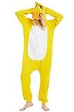 LorranTree Relaxo Kostüm Onesie Gelb Ente Erwachsene Relax Kostuem Damen Pyjama Fasching Halloween...