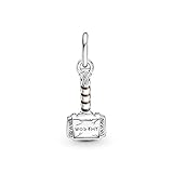 PANDORA x MARVEL Charm Anhänger 'Thor´s Hammer' Silber 790483C01