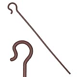 Widmann 7605 - Hirtenstab, Länge 148 cm, braun, aus Kunststoff, zerlegbar, Hirte, Heilige drei...