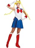 Funidelia | Sailor Moon Kostüm 100% OFFIZIELLE für Damen Größe L Anime, Cosplay, Usagi Tsukino,...