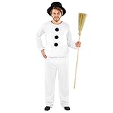 tectake dressforfun Herrenkostüm Schneemann | kuschliges Oberteil mit langen Ärmeln | bequeme Hose...