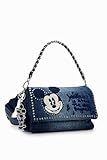 Desigual Women's Mickey RO Accessories Denim Across Body Bag, Blue