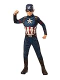 Rubie's Offizielles Kostüm Captain America, Avengers Endgame, klassisch, Kindergröße S, 3-4...